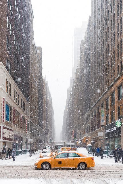 New York A Noel Sous La Neige